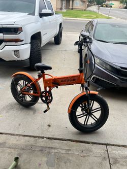 Electric bike with charger