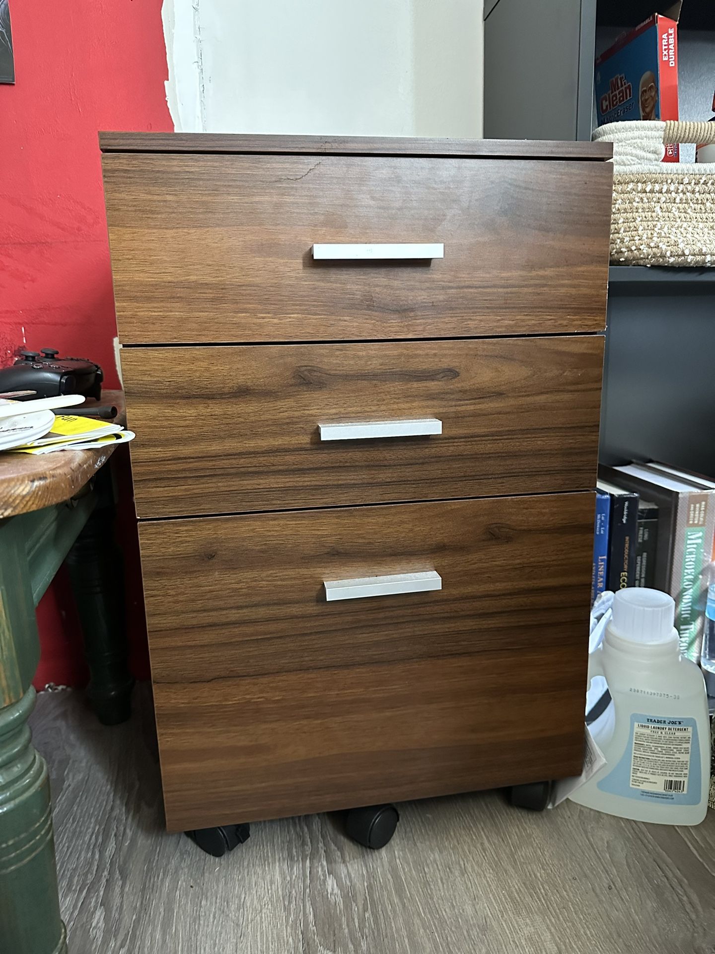 Wooden File Cabinet 