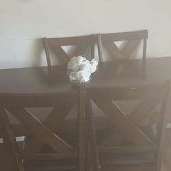 Dining Table With 4 Chairs And Bench 