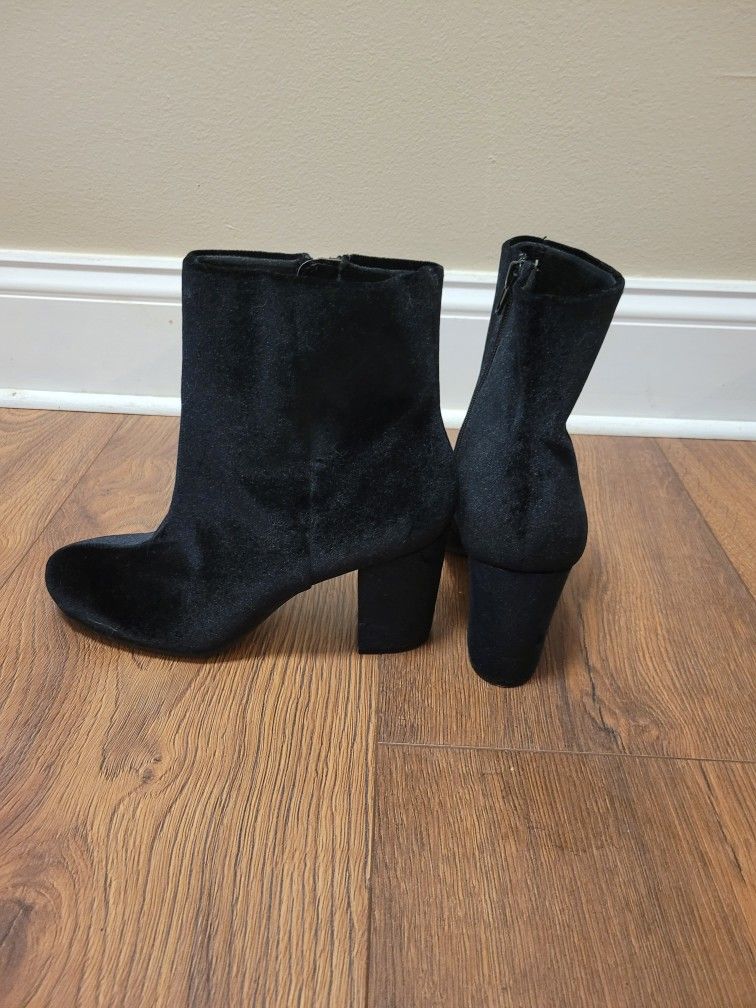 Womens Black Dress Booties