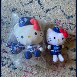 Hello Kitty Los Angeles Dodgers Plush Bundle