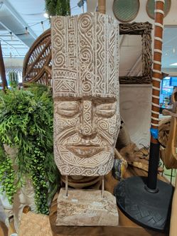 Hand Carved Tiki Decoration