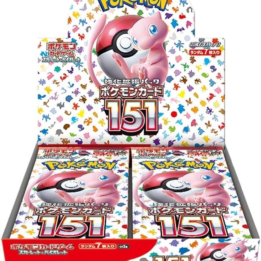 151 Pokemon Japanese Booster Boxes