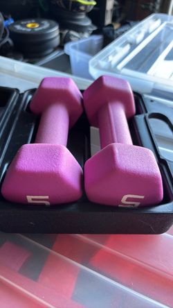 5 lb Neoprene Dumbbells Pair