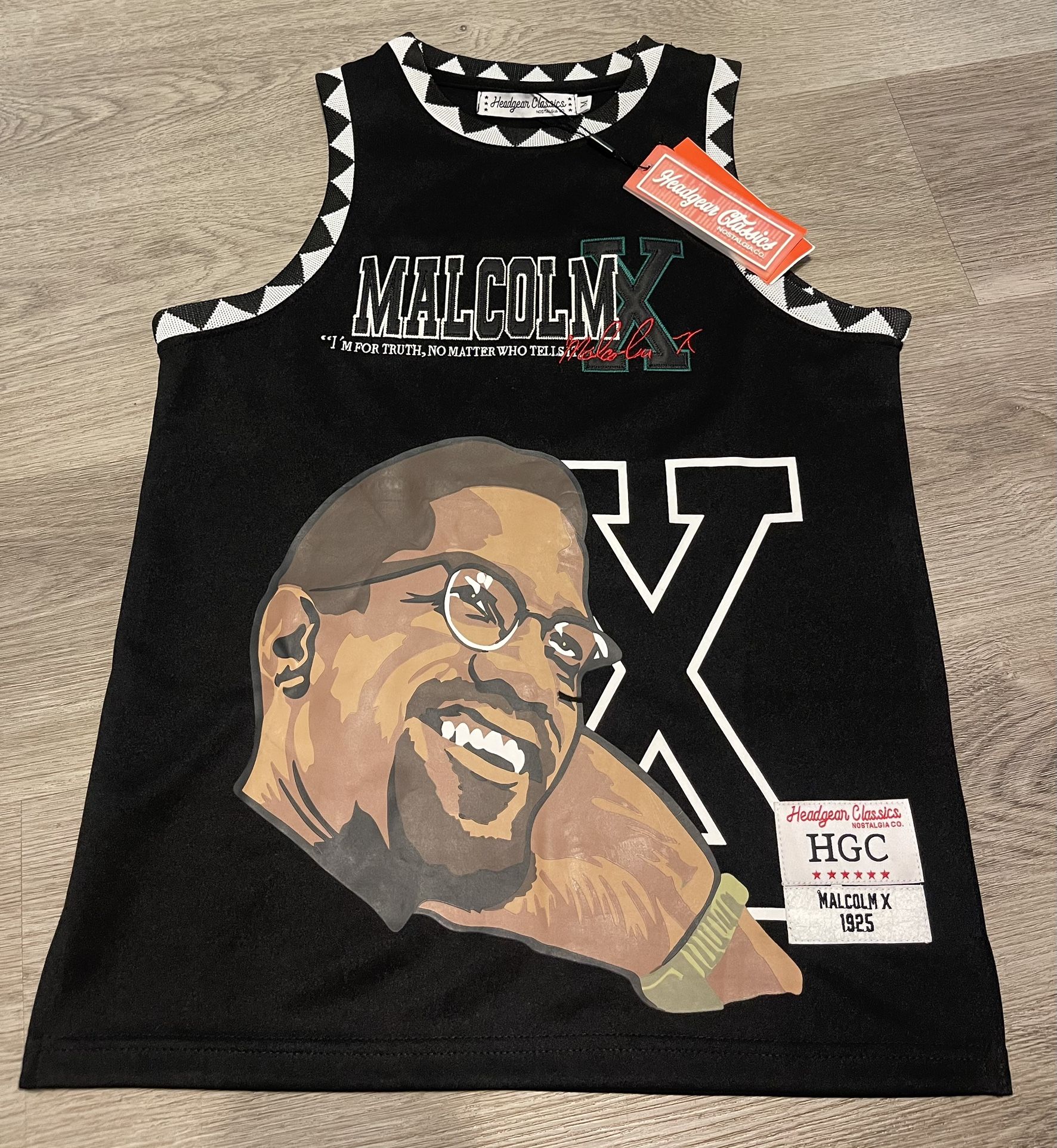 Youth Size Medium Malcolm X Jersey – Brand New