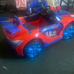 Spider-Man electric car