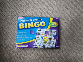 Lakeshore Matter and Energy Bingo NEW