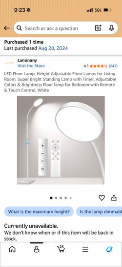 LED floor lamp
