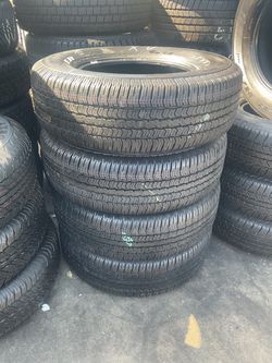 Set of four used Goodyear 265/70R17 $300