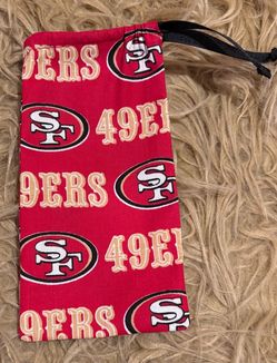 San Francisco 49ers Phone Bag 7”x3-1/2 Handmade