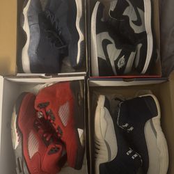 ALL MEN SIZE JORDANS. 500 FOR ALL. OBO. RATHER NOT SELL SEPARATELY.
