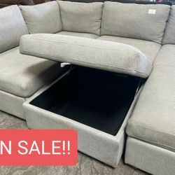 Thomasville Modular Sectional Couch Sofa 