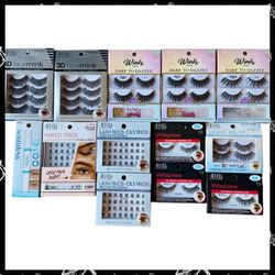 🆕 Ardell Assorted False Lashes Bundle – 12 Packs + Glue