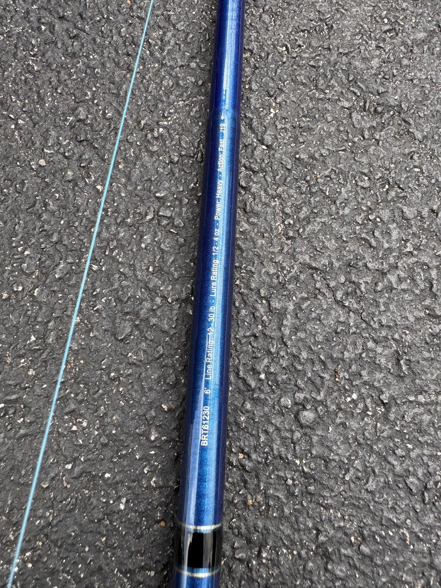Fishing Rod And Reel DAIWA BG6500 And brawler Rod