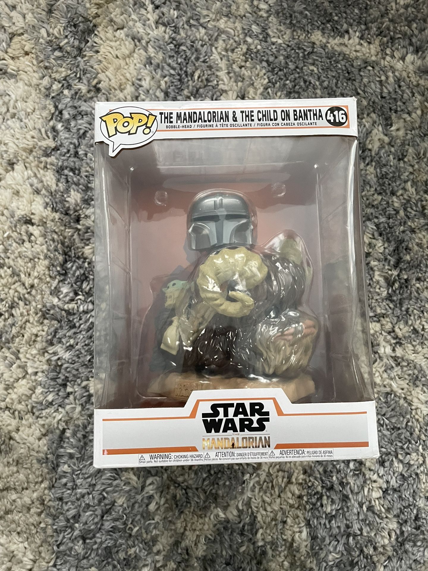 Funko Pop The Mandalorian & The Child on Bantha