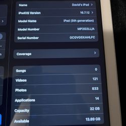 5th Gen IPad With Apple Mouse And Keyboard