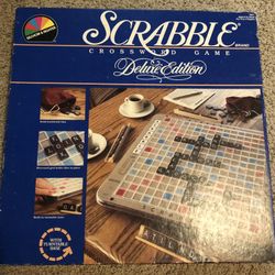 Vintage Deluxe Edition Scrabble Game 
