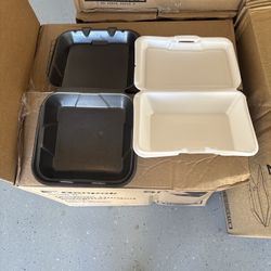 Foam Takeout Containers 