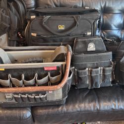 Tool Bag, Open Tool Tote, Backpack, And Working Bags