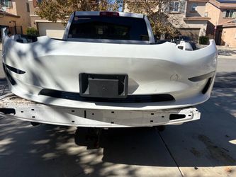 Tesla Model 3 Front Bumper Cover White