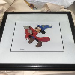 DISNEY Mickey Fantasia (framed) Lithograph/Art Print 