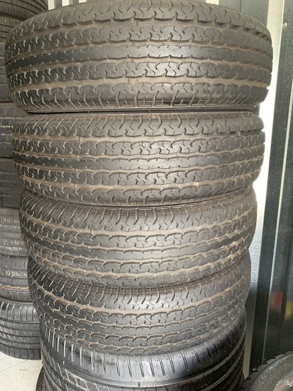 Set of used trailer tires 205/75/14 for Sale in FuquayVarina, NC OfferUp