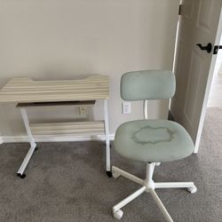 computer study table with chair