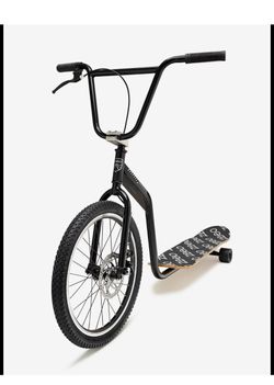 Zeeo Scooter Kick Scooter, Black, Disc Brake