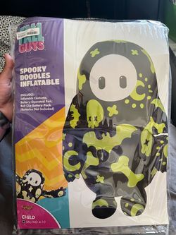 Fall guys inflatable costume