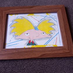 Drawing Of "Hey Arnold" 5x7 Framed