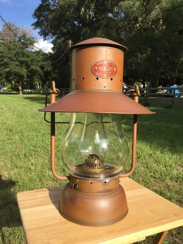 Vintage Scott Vigilant Railroad Kerosene Lantern
