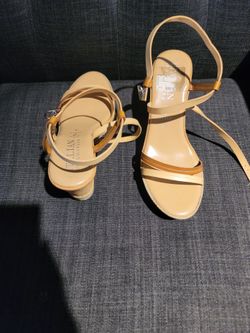 Women's Size 9 Italian Tan Wedges