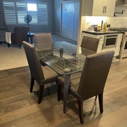 Glass Kitchen Table