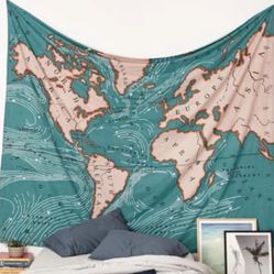 Urban Outfitters World Map Tapestry