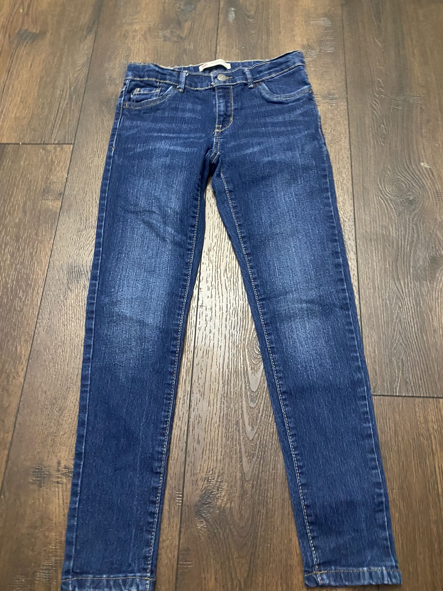 Girls Blue Levi’s 710 Super Skinny Size 10 #11