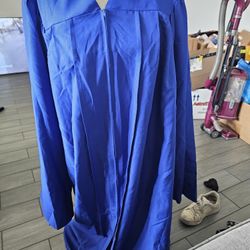 Blue Graduation Gown
