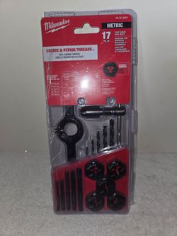 Milwaukee 17pcs. Metric Tap & Die Set (Price Is Firm)