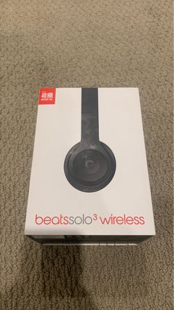 Beats By Dre Solo 3 Wireless. Brand New Open Box