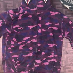 Purple Bape Hoodie