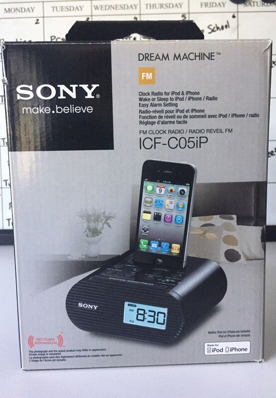Sony Alarm Clock/ Radio