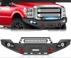 Off Road Front Bumper For 2011-2016 3rd Gen Ford F250 F350 F450 Super Duty | Yzona SKU: XBCB-0062