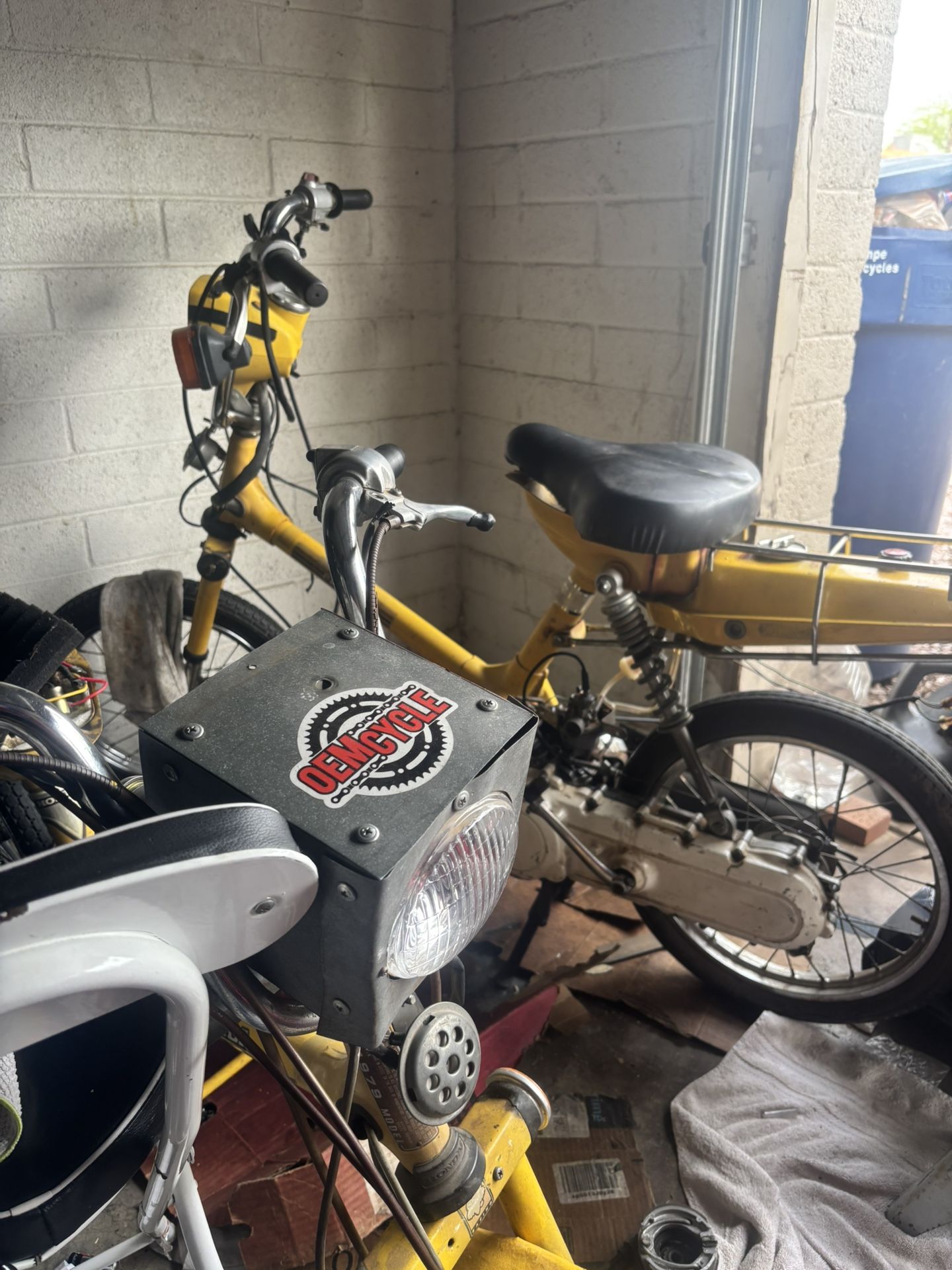 PROJECT BIKES 2 Honda Express Bikes Yellow Both Titles Included for ...