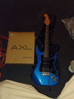 Guitar and amp