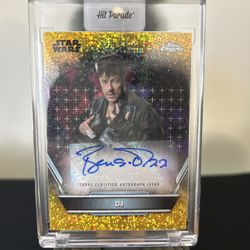 2024 Topps Chrome Star Wars Hyperspace DJ Auto - Benicio Del Toro /50