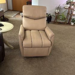 Faux Leather Recliner