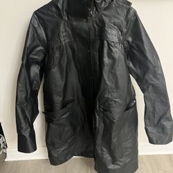 Lululemon Black Hooded Rain Jacket