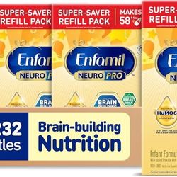 (NEW) Enfamil NeuroPro Baby Formula (4 Pack)