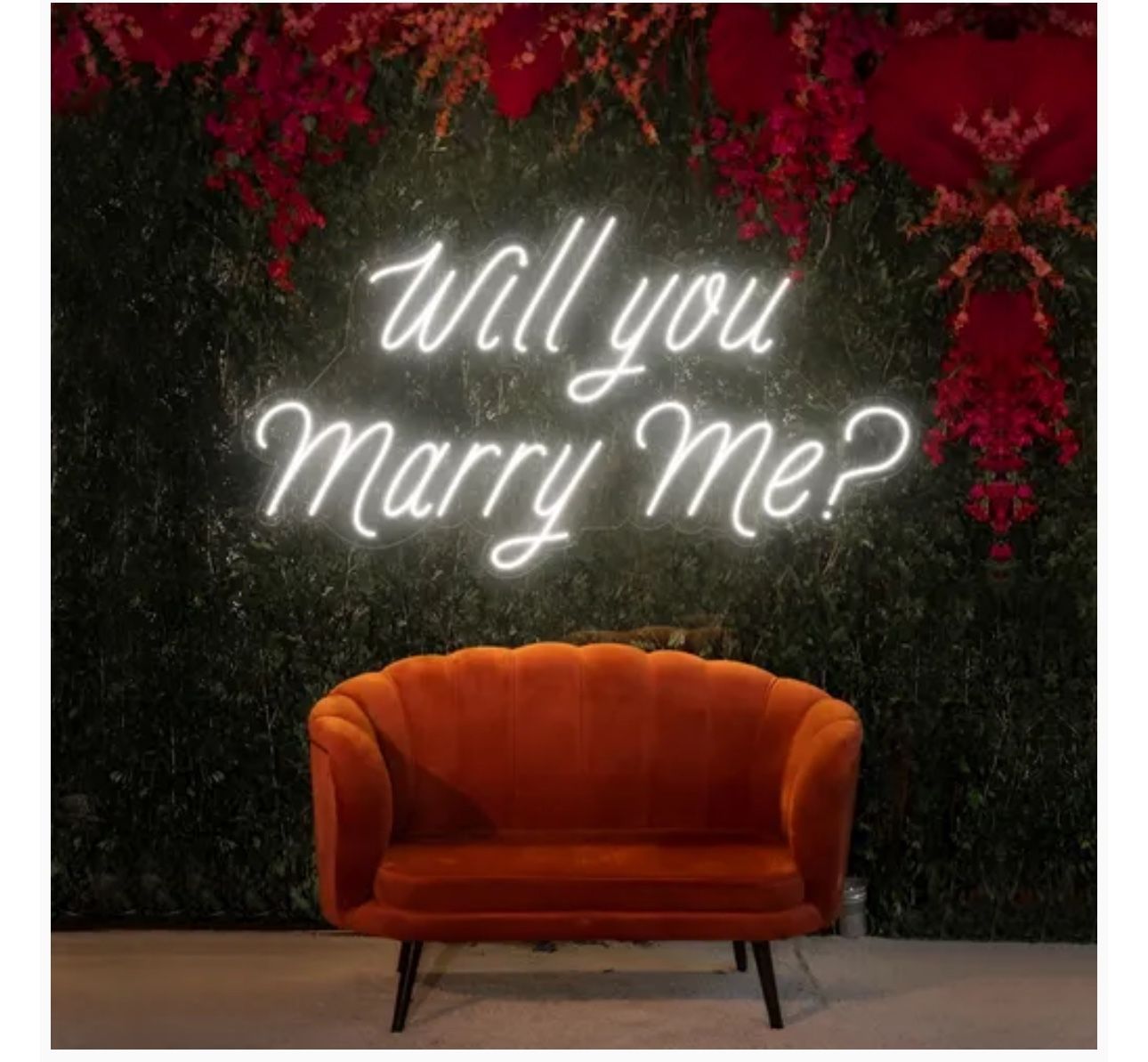 Will you Marry Me LED Neon Sign