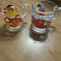 Vintage McDonald’s Garfield Mugs 1978