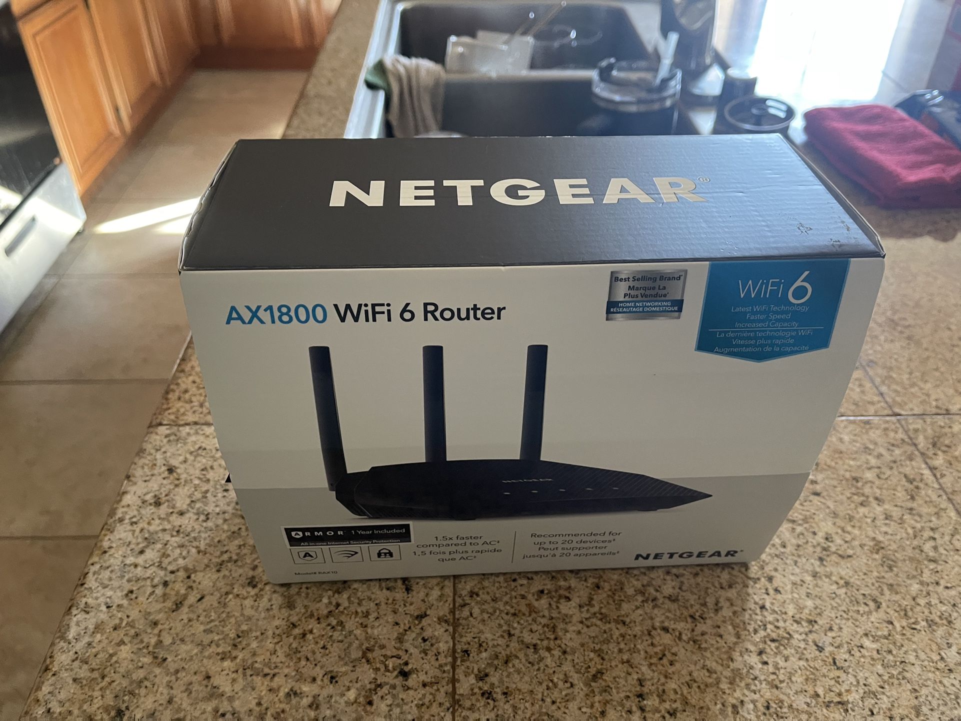 New AX1800 WiFi 6 Router NETGEAR